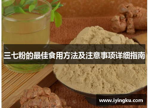 三七粉的最佳食用方法及注意事项详细指南